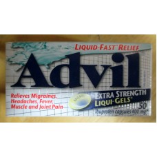 Pain Reliever - Advil - Liquid-Gels - Extra Strenght - Ibuprofen Capsules 400 mg / 1 x 50 Liquid-Gels / ON SPECIAL 